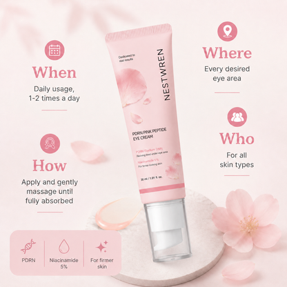 NESTWREN PDRN Pink Peptide Eye Cream🌸