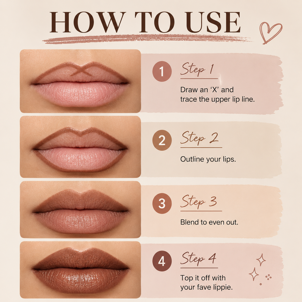 NEW！NESTWREN Matte Stain Lip Liner