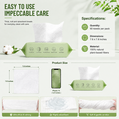 NESTWREN Cloud Facial Towels