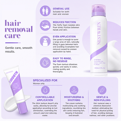 NESTWREN Gentle Hair Removal Set