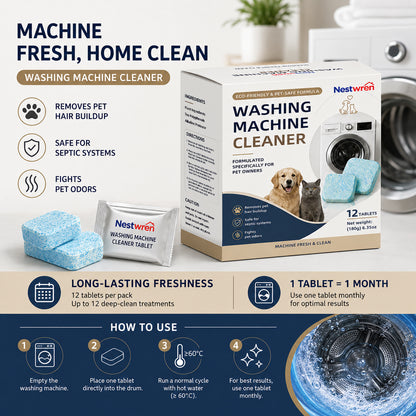 NESTWREN Washing Machine Cleaner Tablets