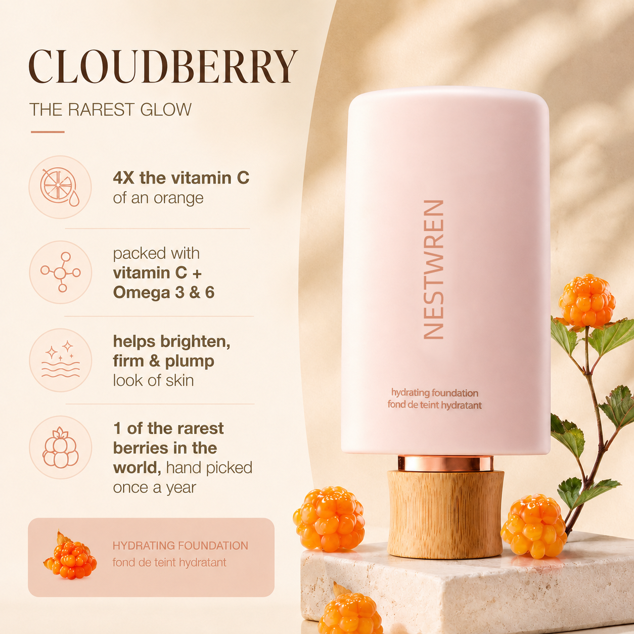 NESTWREN Hydrating Foundation